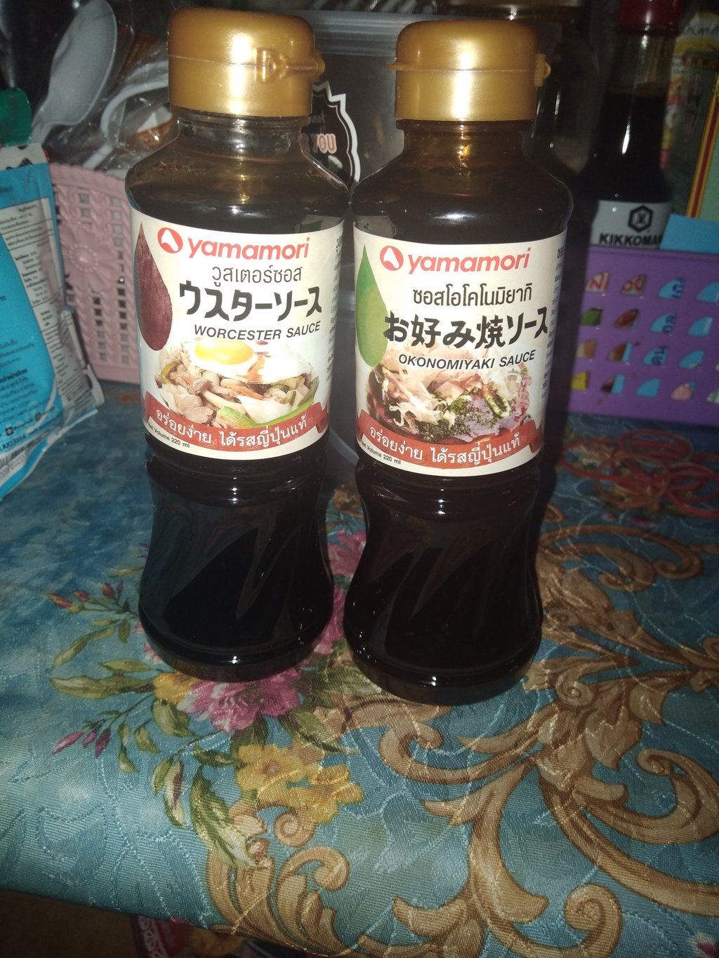 Yamamori Worcester Sauce and Okonomiyaki Sauce SET ซอสญี่ปุ่น