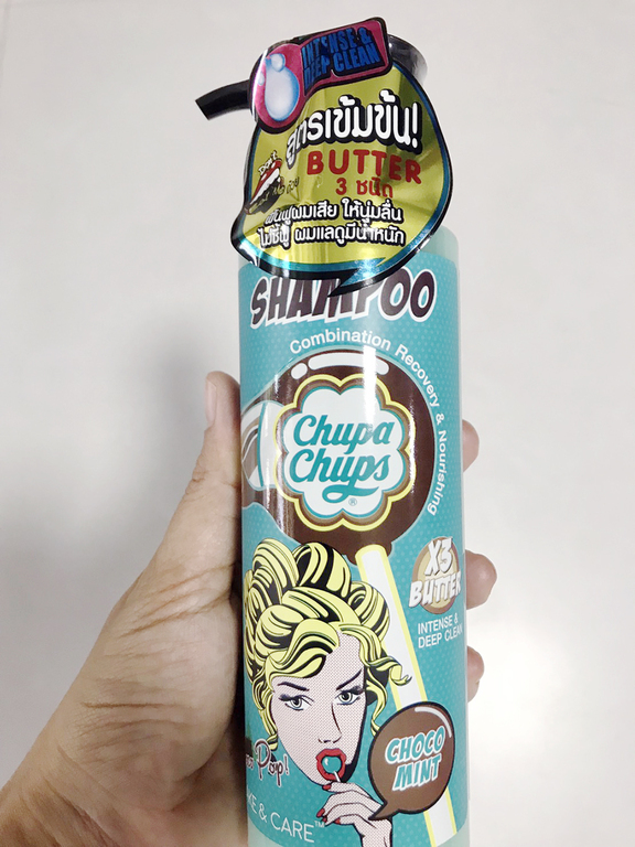Chupa Chups Choco pop แชมพู ช็อคโก มิ้นท์ สูตรเข้มข้น