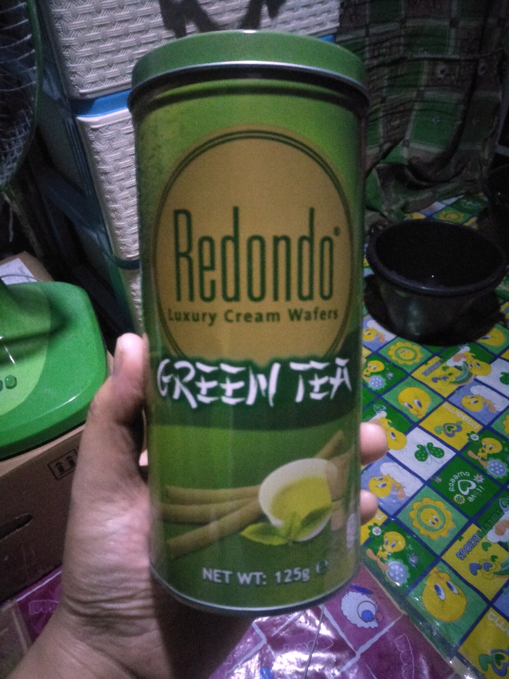 Redondo Luxury Cream Wafers Green Tea รีดอนโด้ ชาเขียว กรีนที เว รีวิว
