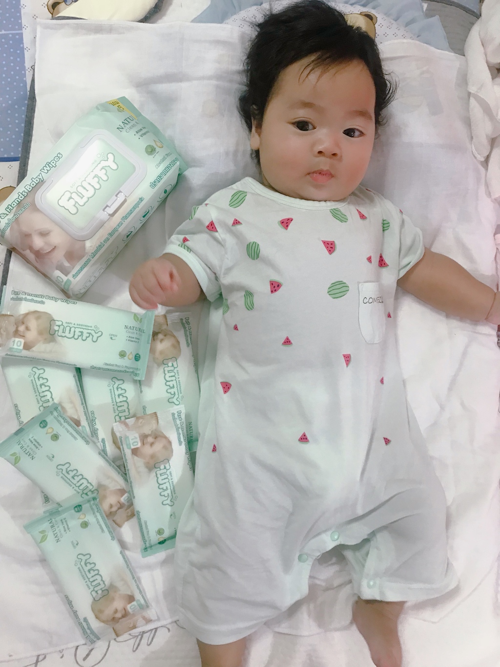 Fluffy Soft and Soothing ทิชชูเปียก รีวิว