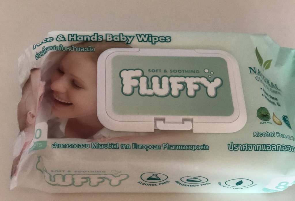 Fluffy Soft and Soothing ทิชชูเปียก รีวิว