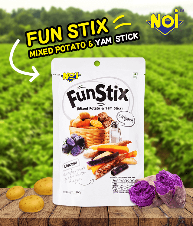 NOI Fun Stix Mixed Potato & Yam Stick รีวิว