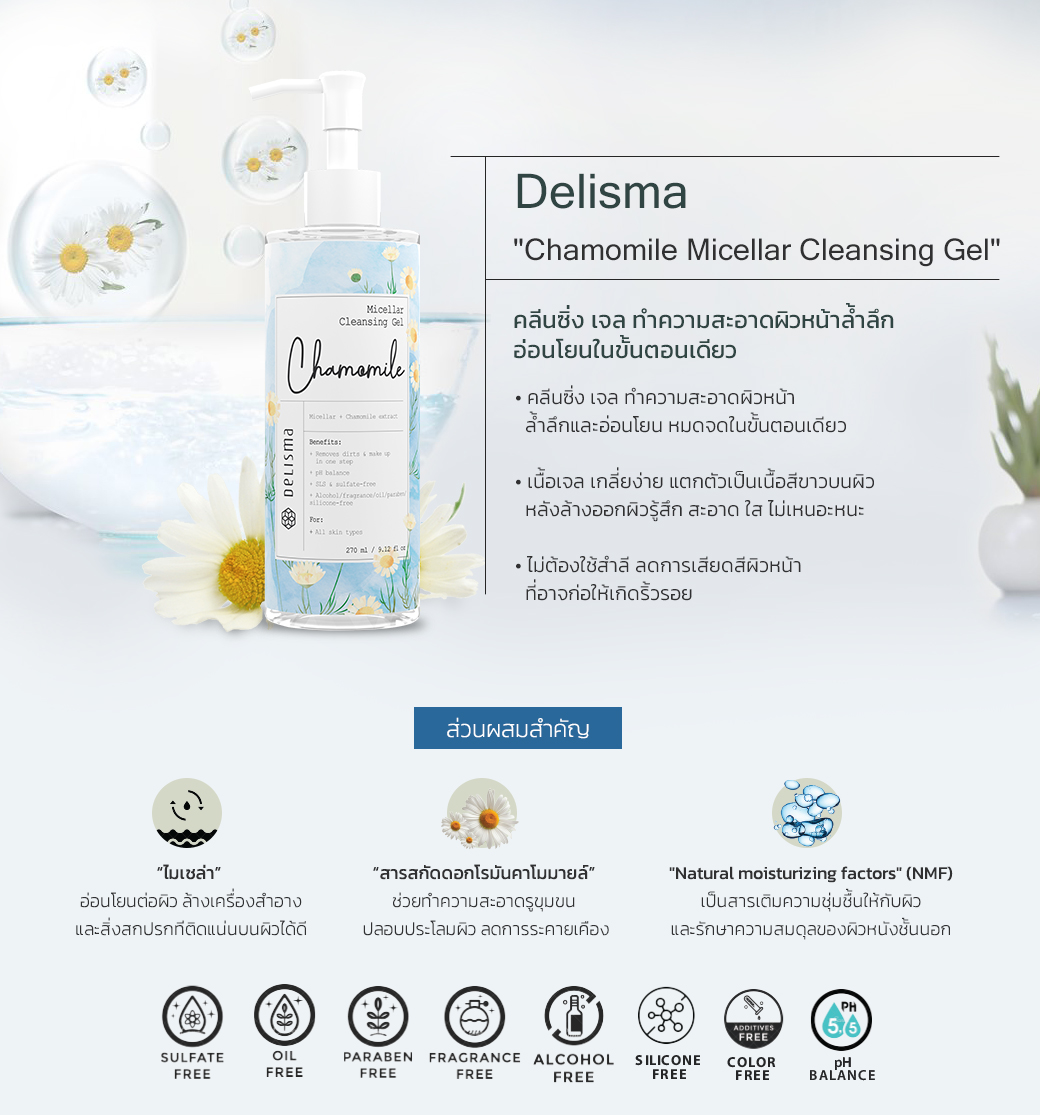 Delisma เดลิสมา สกินแคร์จากสารสกัดธรรมชาติ delisma hand sanitizer gel รีวิว
